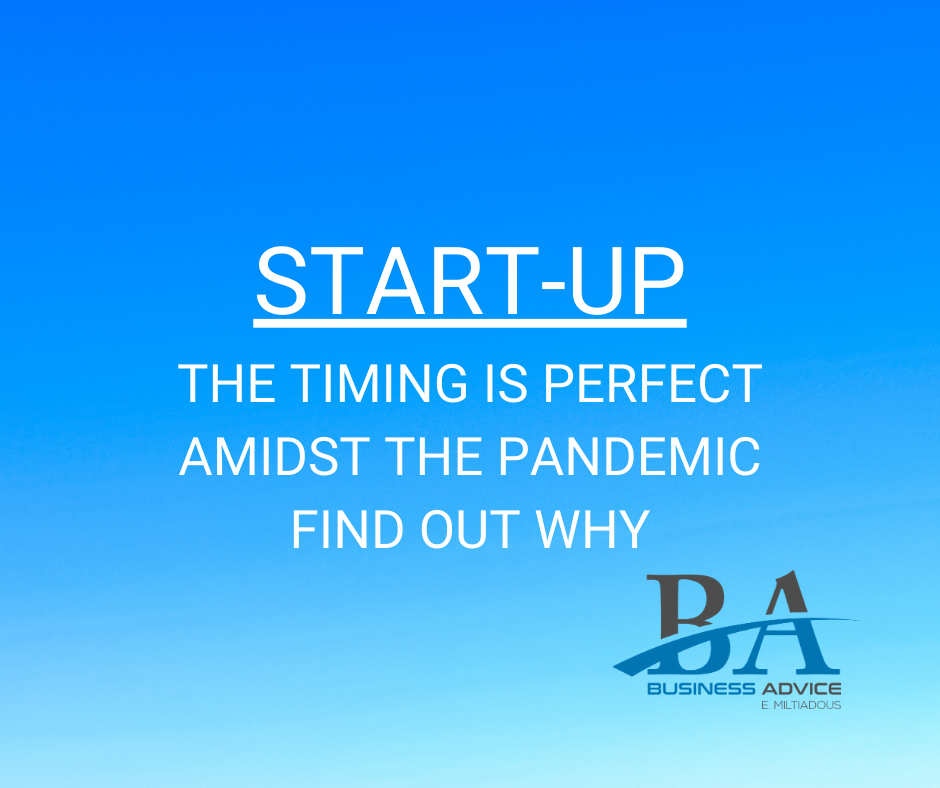 Business Advice E. Miltiadous | Perfect timing for start-up